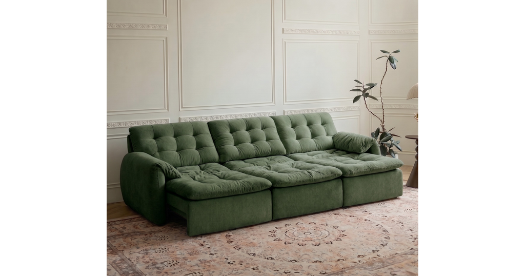 Tiffany Extendable Sofa | Seats 2 to 5 | Chenille Fabric
