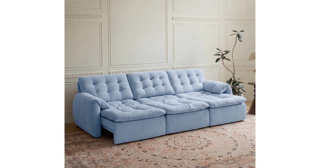 Tiffany Extendable Sofa | Seats 2 to 5 | Chenille Fabric