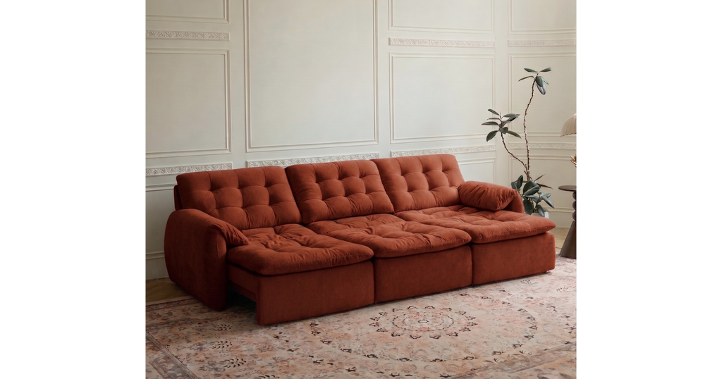 Tiffany Extendable Sofa | Seats 2 to 5 | Chenille Fabric