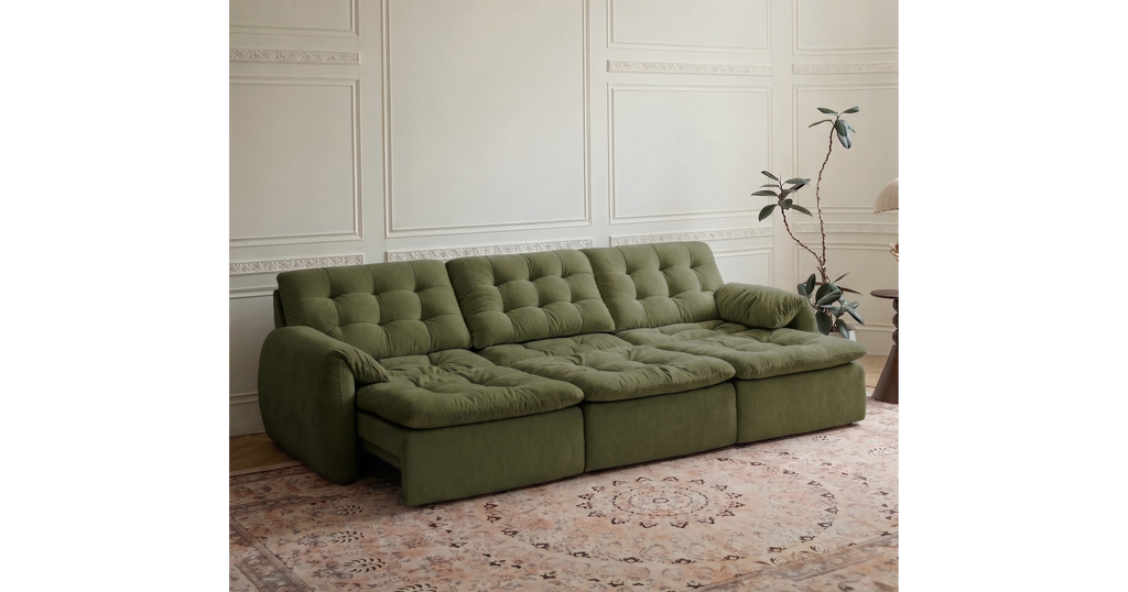 Tiffany Extendable Sofa | Seats 2 to 5 | Chenille Fabric