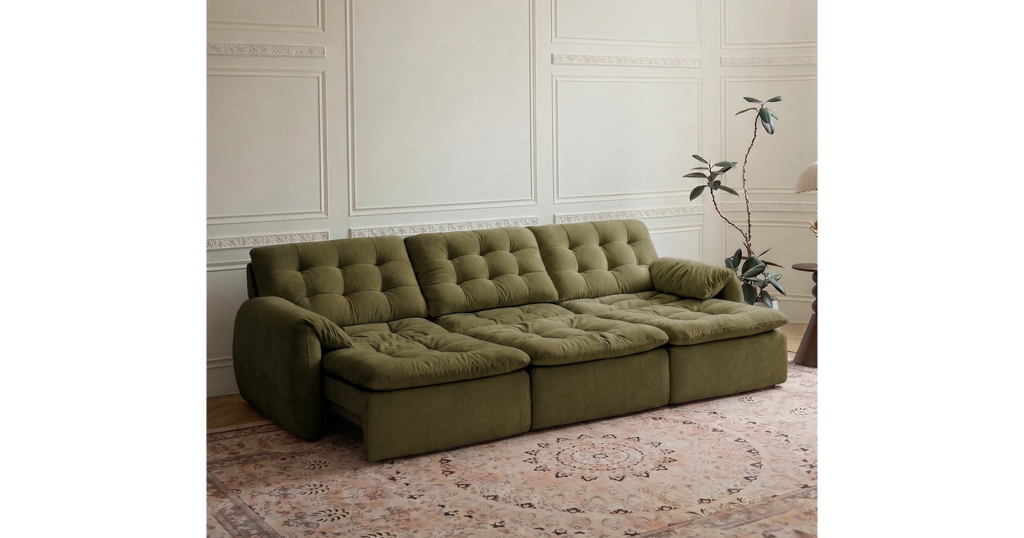 Tiffany Extendable Sofa | Seats 2 to 5 | Chenille Fabric