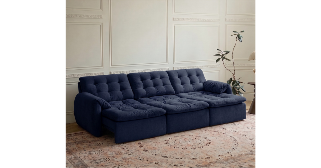 Tiffany Extendable Sofa | Seats 2 to 5 | Chenille Fabric