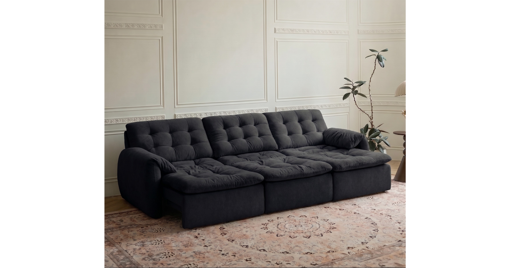 Tiffany Extendable Sofa | Seats 2 to 5 | Chenille Fabric