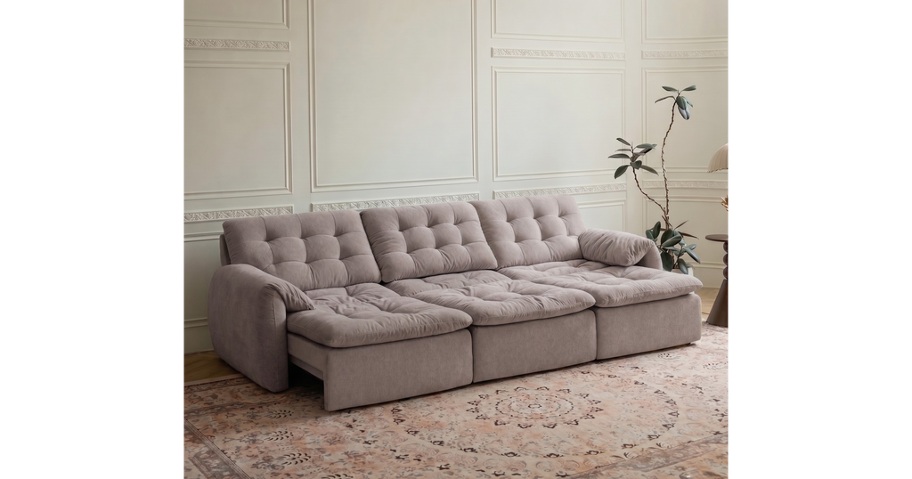 Tiffany Extendable Sofa | Seats 2 to 5 | Chenille Fabric