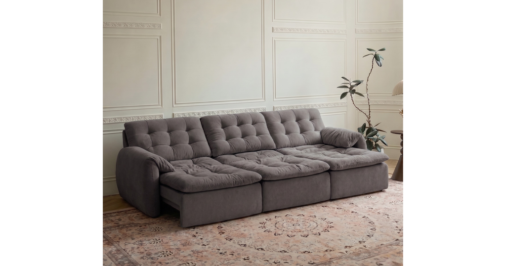Tiffany Extendable Sofa | Seats 2 to 5 | Chenille Fabric