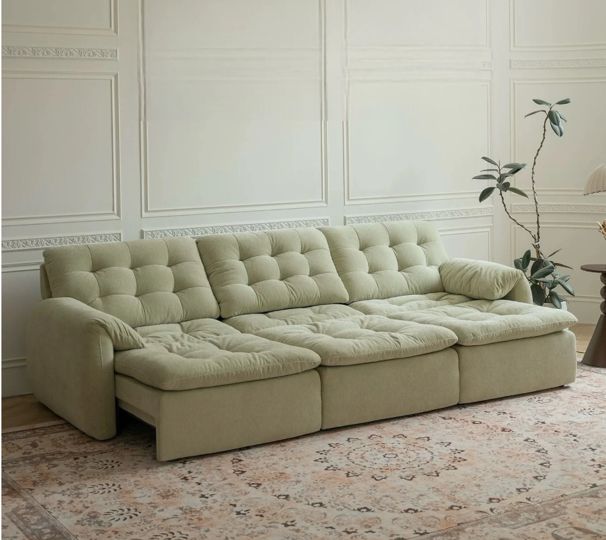 Tiffany Extendable Sofa | Seats 2 to 5 | Chenille Fabric