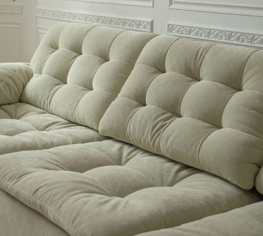 Tiffany Extendable Sofa | Seats 2 to 5 | Chenille Fabric