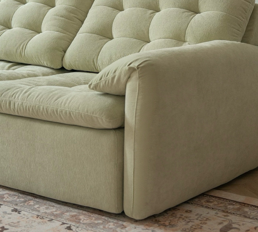 Tiffany Extendable Sofa | Seats 2 to 5 | Chenille Fabric