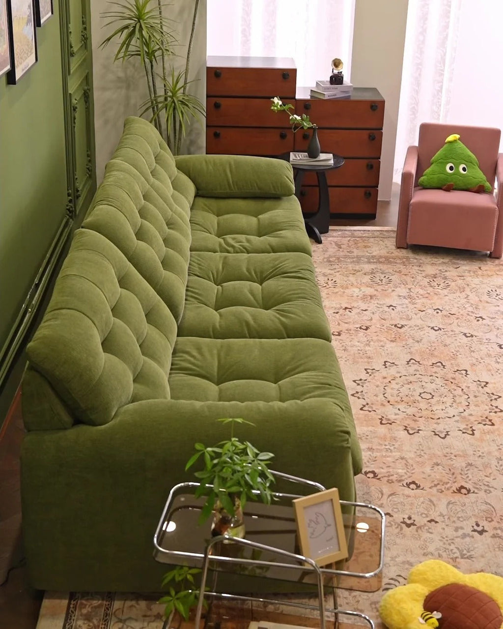 Tiffany Extendable Sofa | Seats 2 to 5 | Chenille Fabric